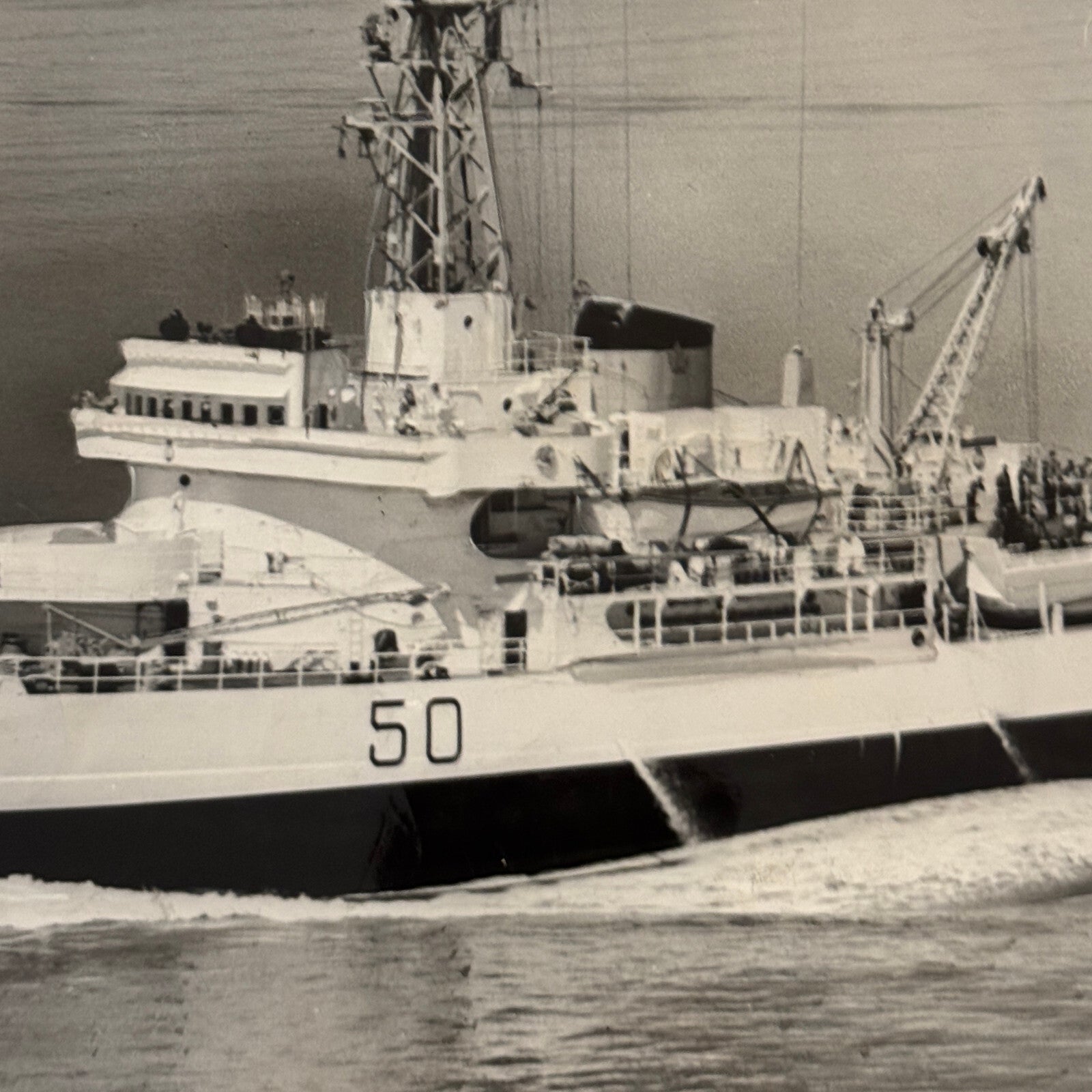Vintage Ship Boat Photo Photograph Print HMCS Labrador Ship