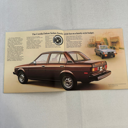 1980 Toyota Corolla Car Sales Brochure Catalog Tercel SR-5 SR5 Sport Coupe
