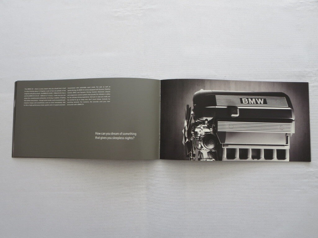 2002 BMW Z4 Sales Brochure Catalog Advertising Z4 2.5i Z4 3.0i