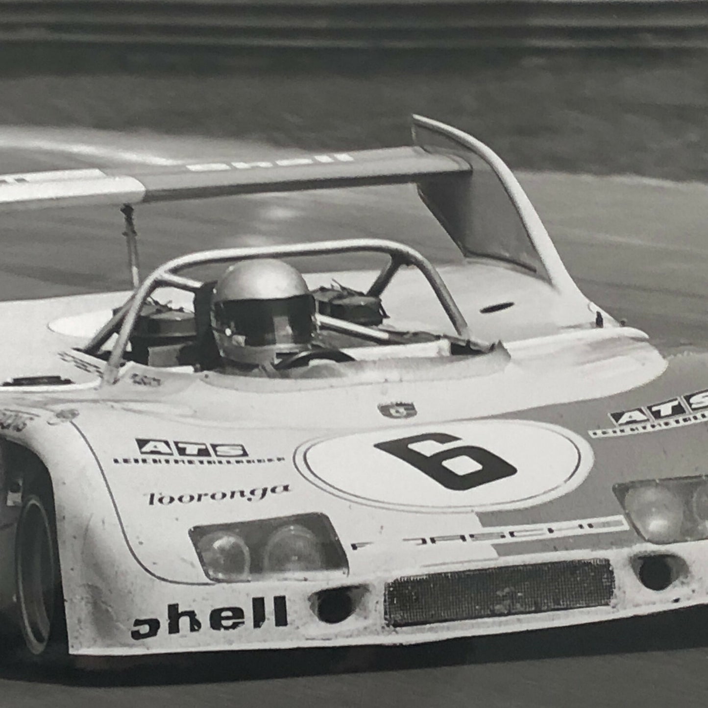 Vintage Racing Photo Photograph 1975 1000KM Monza Porsche 908 / 3 Car 