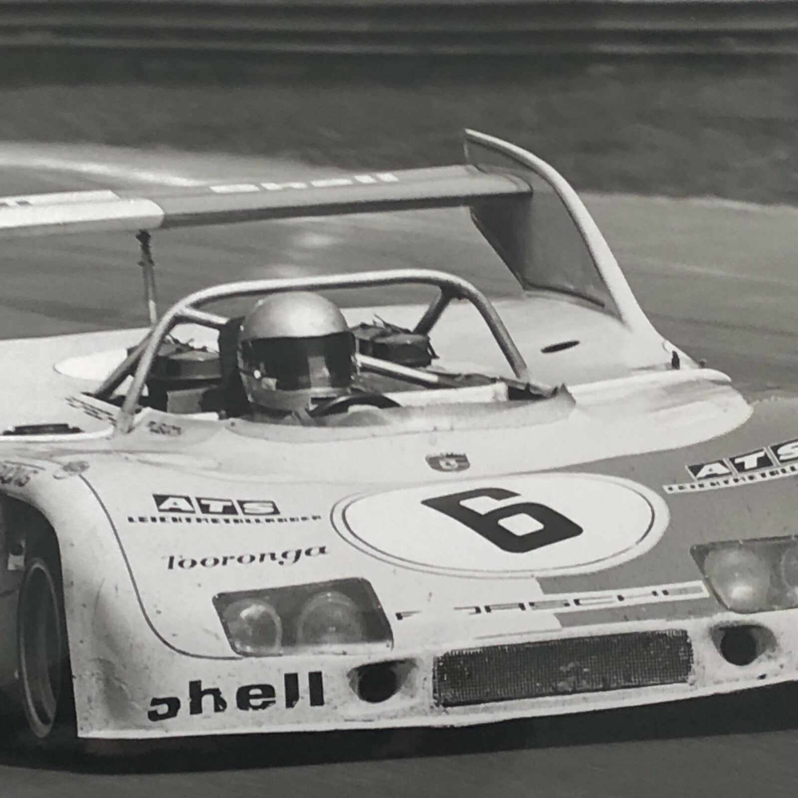 Vintage Racing Photo Photograph 1975 1000KM Monza Porsche 908 / 3 Car 