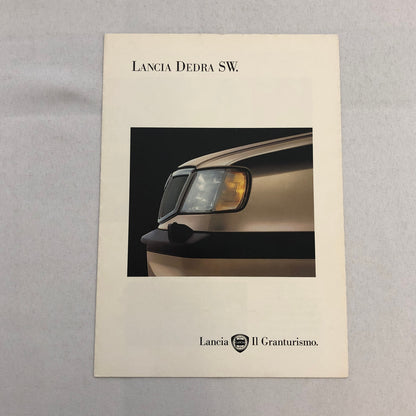 Lancia Dedra SW Station Wagon Car Sales Brochure Catalog Dedra German Text