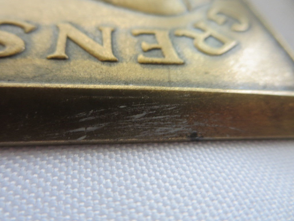 1954 Brabant Grensrit European Car Rally Dash Plaque Badge Emblem 1st Prize 