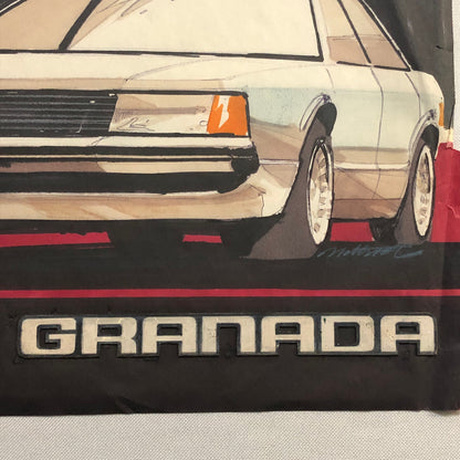 Styling Concept Automobile Illustration Art Drawing Sketch Vintage Ford Granada