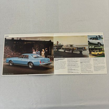 1977 Ford LTD II Car Sales Brochure Catalog Hardtop Sedan Station Wagon