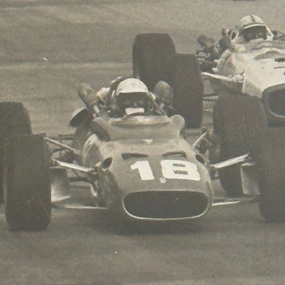 1967 Monaco Grand Prix Racing Photo John Surtees Bruce McLaren Lorenzo Bandini