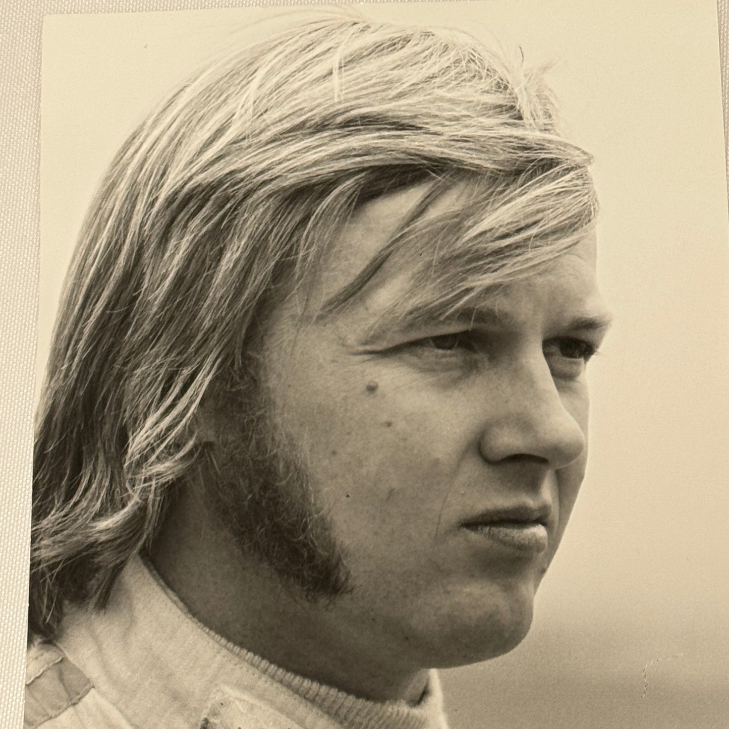 Vintage Racing Photo 1971 Hockenheim F2 Race Ronnie Peterson Driver Motorsport