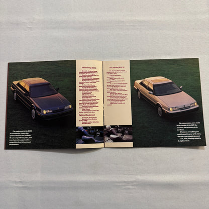 Sterling 825S and 825SL Car Sales Brochure Catalog Advertising Sterling 825 S SL