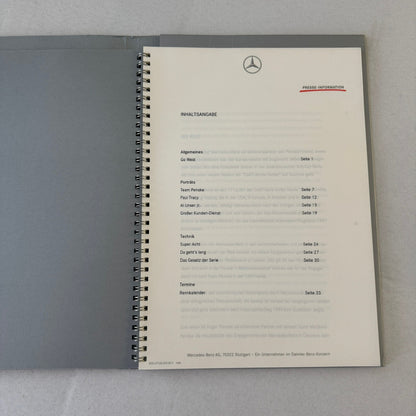 1997 Mercedes CART Racing Press Kit Paul Tracy Greg Moore Al Unser Jr