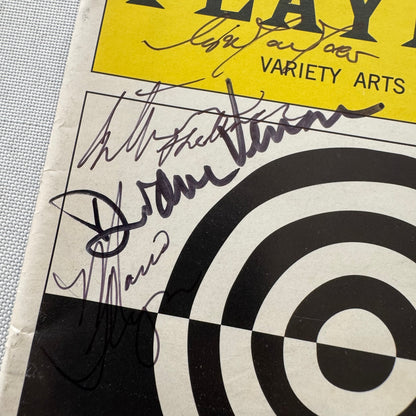 Necessary Targets Cast Signed Theater Playbill Autographed Signature 2002