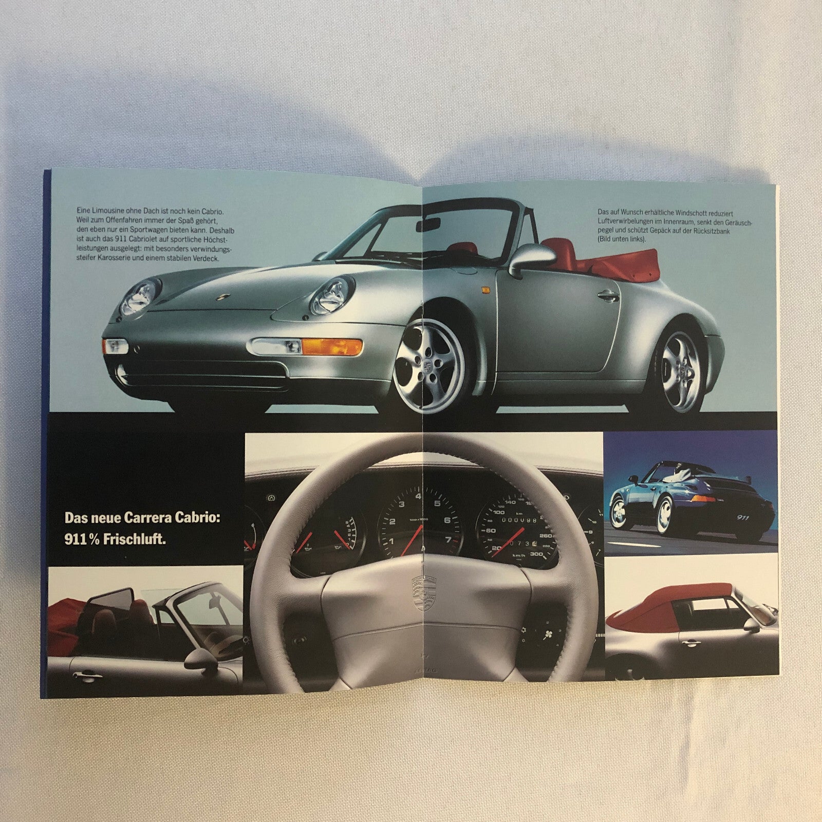 1993 1994 Porsche 911 928 968 Sales Brochure Catalog GERMAN Text