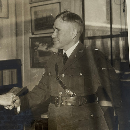 United States Army Chaplain Press Photo Photograph 1933 Colonel Julian E Yates