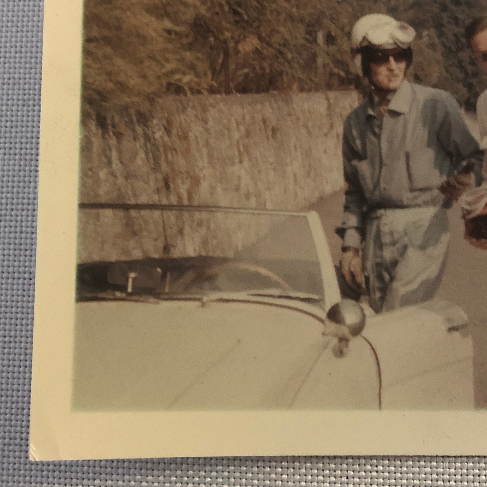Vintage Photo Photograph Racing Driver Roadster Car Automobile AL22SM1