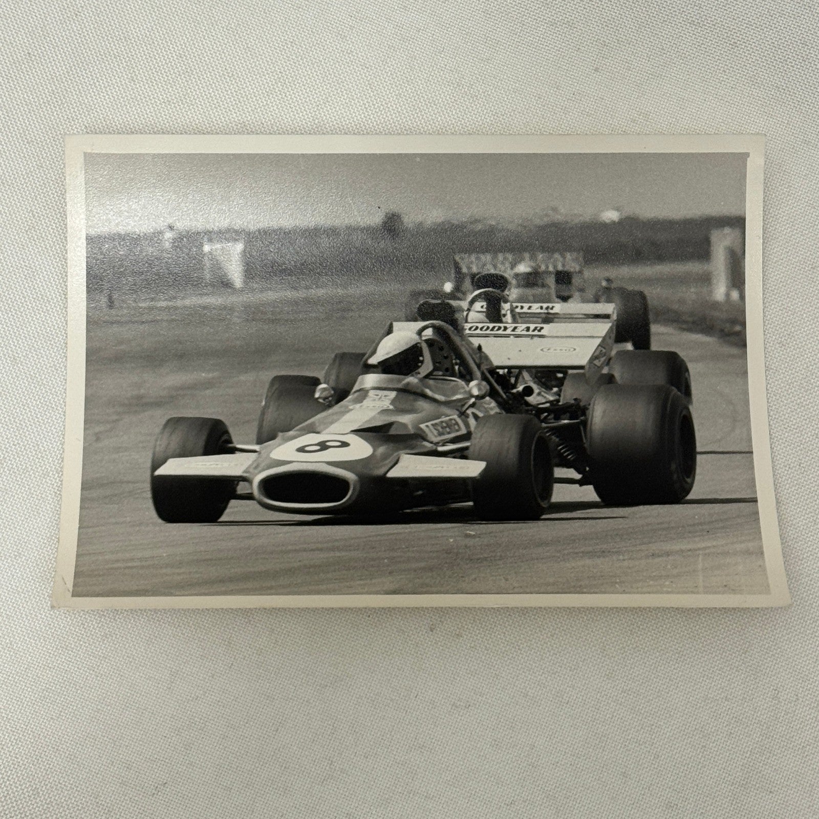 Vintage Racing Photo British Grand Prix 1970 Tim Schenken Car Photograph Print