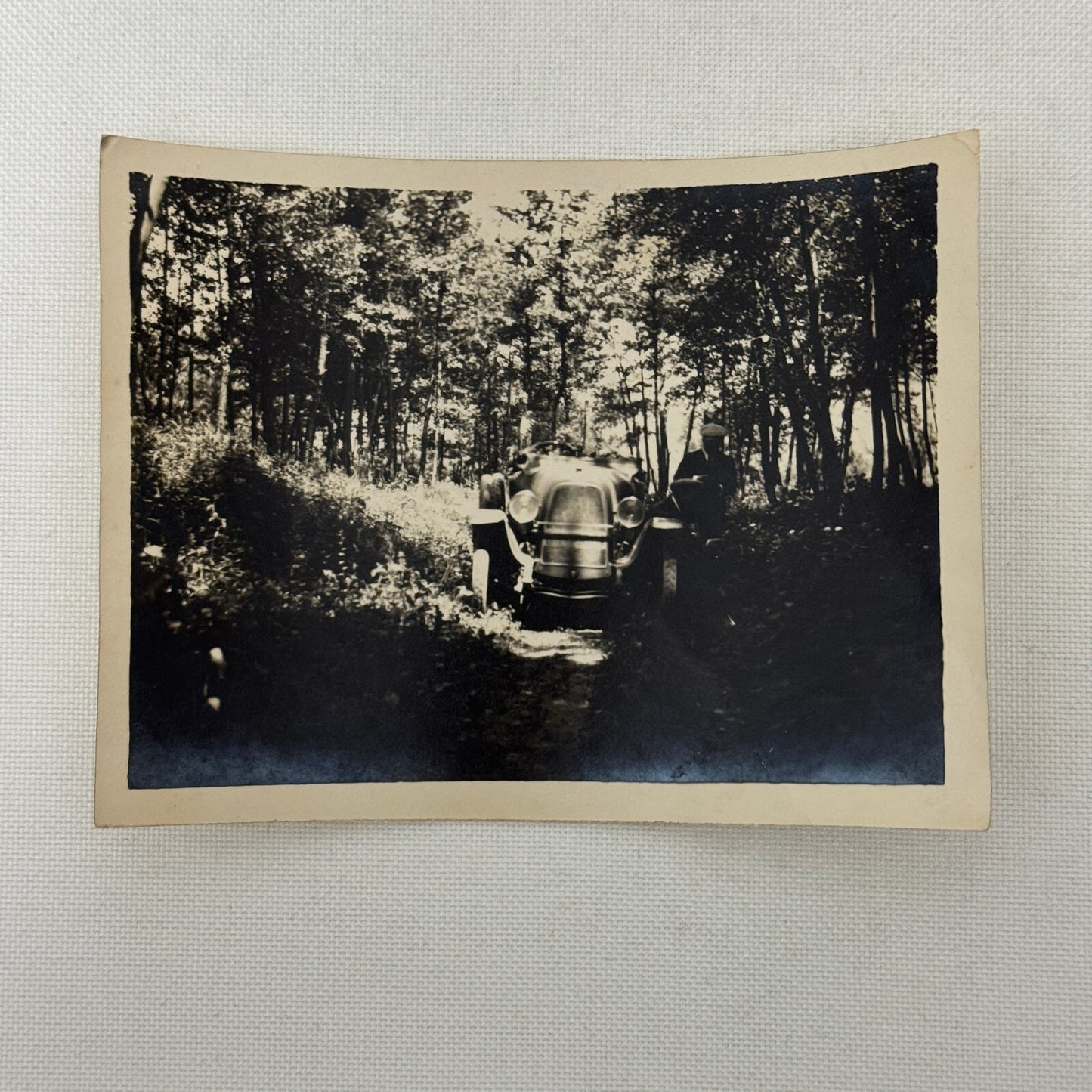 Vintage Photograph Photo Early Antique Car Automobile