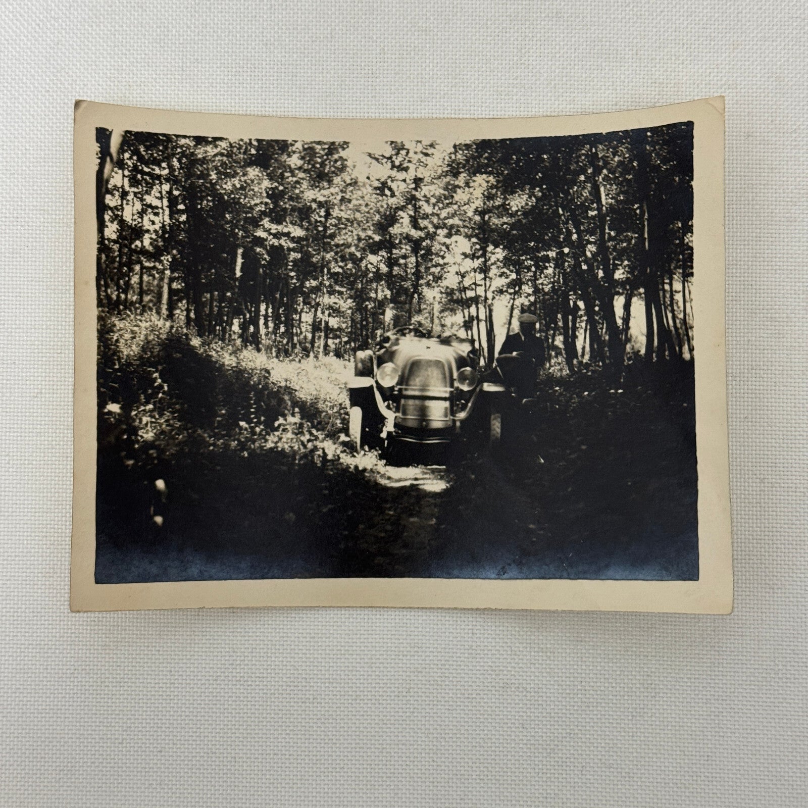 Vintage Photograph Photo Early Antique Car Automobile