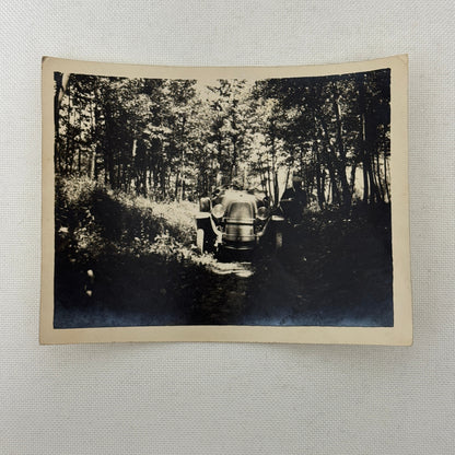 Vintage Photograph Photo Early Antique Car Automobile