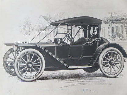 1912 American Underslung Scout Type 22-A 22A Illustrated Photo - Press Image ? 