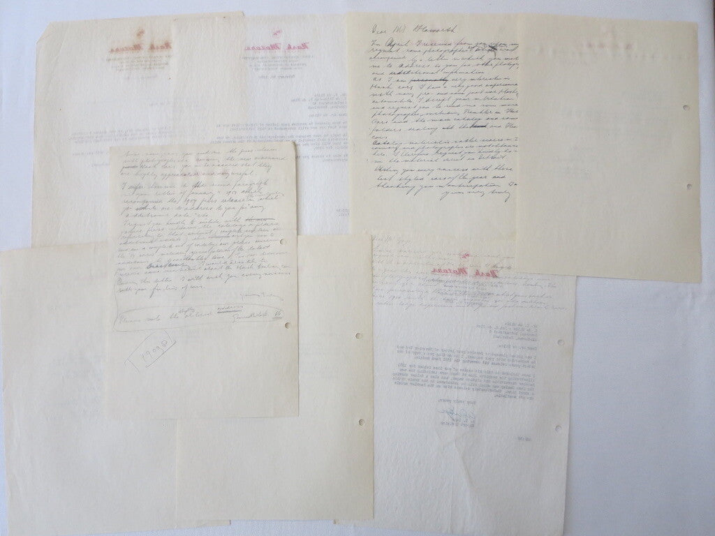 1949 - 1955 Nash Motors Car Company Letter Letterhead Document Lot of 8