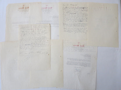 1949 - 1955 Nash Motors Car Company Letter Letterhead Document Lot of 8