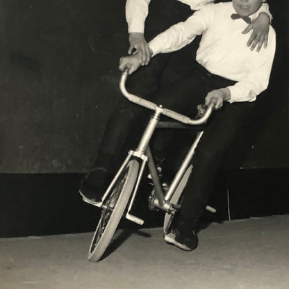 Circus Bicycle Unicycle Act 3 Santus 3 Julien Vintage Photo Photograph Lot 2x