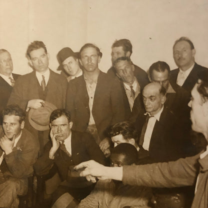 Press Photo Photograph Marine Workers Union Protest Underwood & Underwood 1934