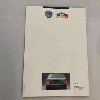 Lancia Thema Car Sales Brochure Catalog German