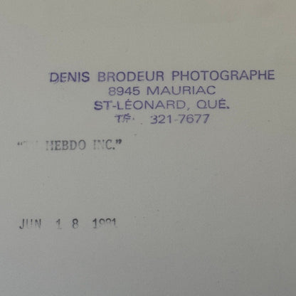 Vintage Golf Photograph Professional Golfer Unidentified 1981