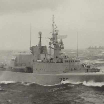 Military Ship Photo Photograph Boat Modern Print  Unidentified