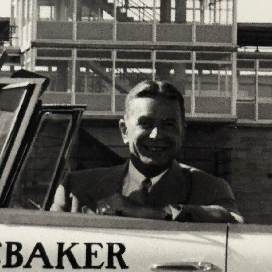 Vintage Indy 500 Racing Photo 1962 Studebaker Official Pace Car Photograph