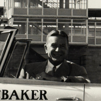 Vintage Indy 500 Racing Photo 1962 Studebaker Official Pace Car Photograph