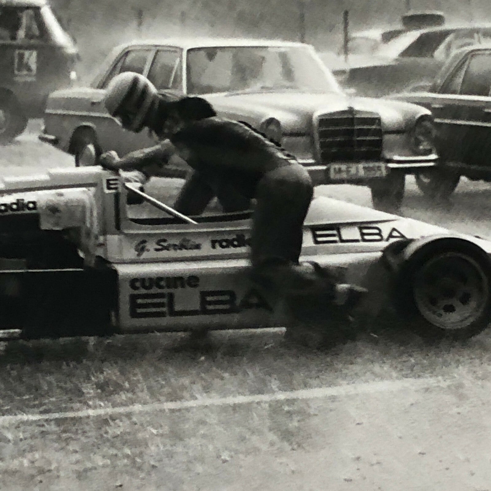 Vintage 1975 Formula 2 F2 Racing Photo Photograph Salzburgring Gabriele Serblin