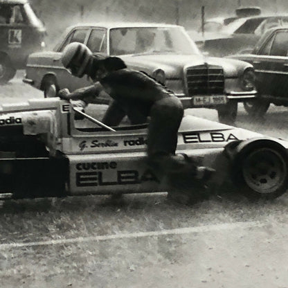 Vintage 1975 Formula 2 F2 Racing Photo Photograph Salzburgring Gabriele Serblin
