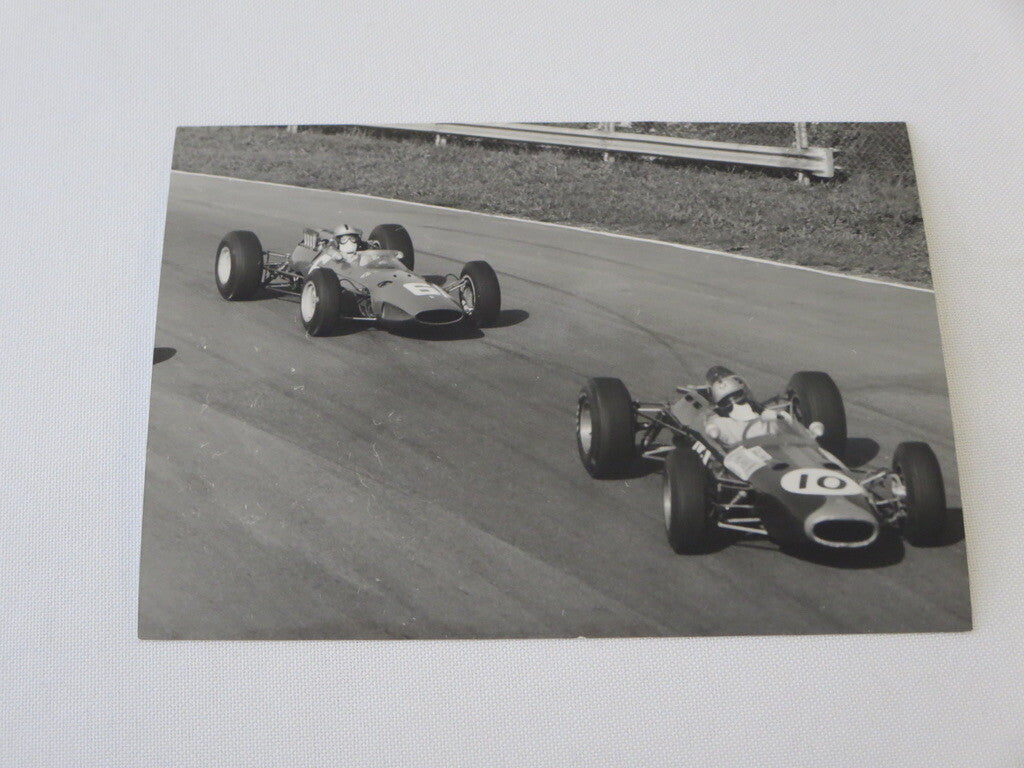 Vintage 1965 Italian Grand Prix Racing Photo Photograph - Vaccarella Baghetti