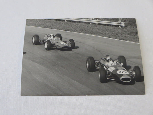 Vintage 1965 Italian Grand Prix Racing Photo Photograph - Vaccarella Baghetti