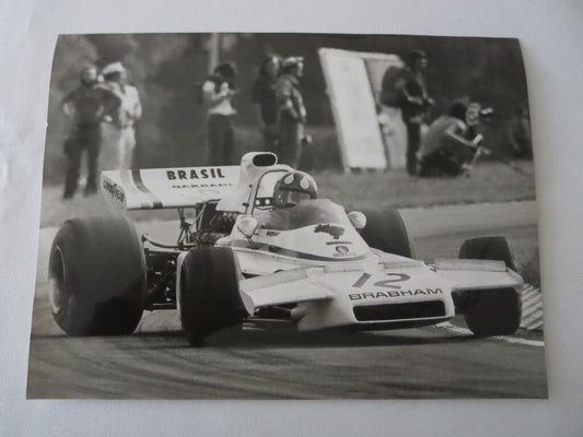 Vintage 1973 Argentine Grand Prix Racing Photograph Photo Wilson Fittipaldi Ford