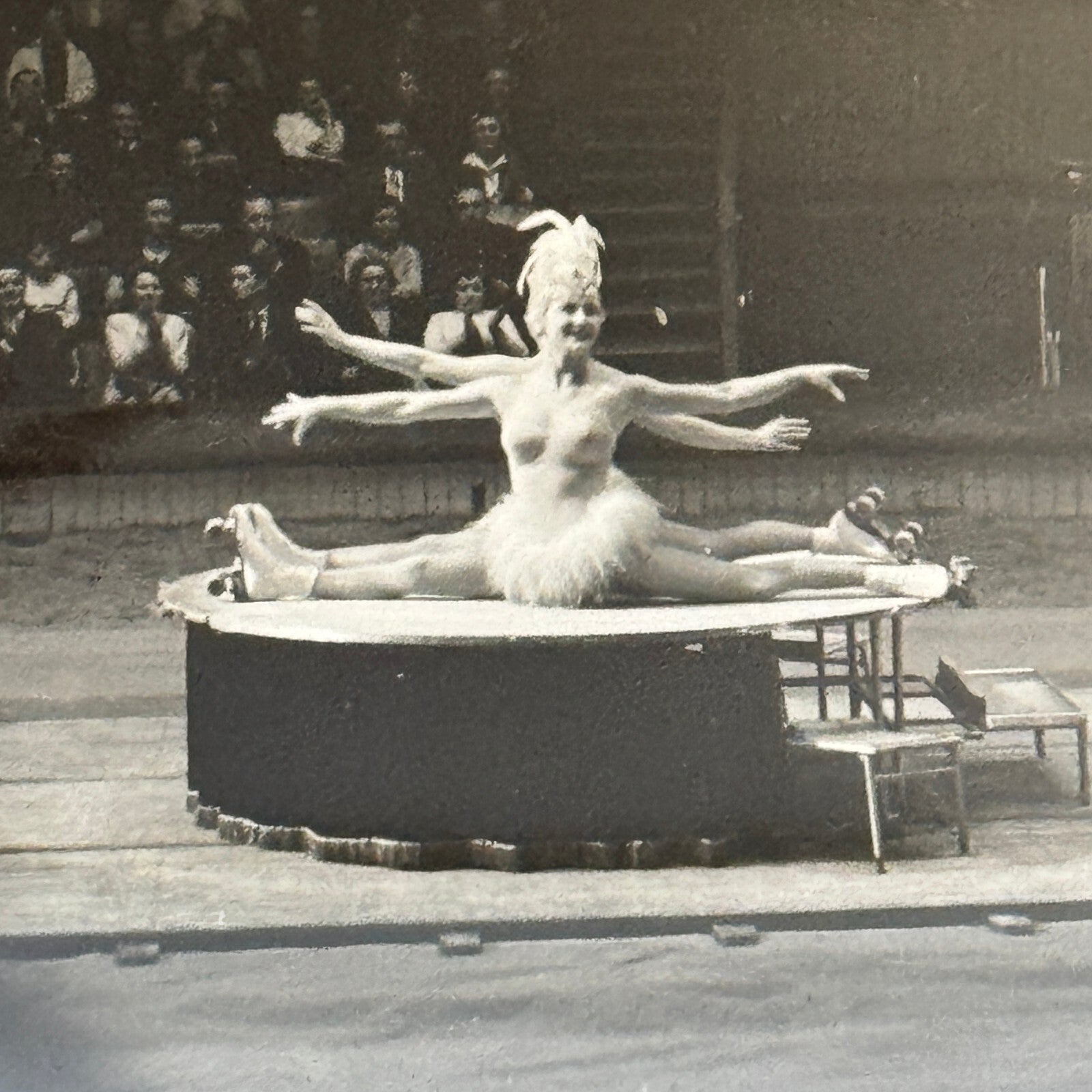 Vintage Circus Rollerskating Roller Skate Act Photo Photograph