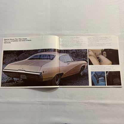 1968 Buick Sales Brochure Catalog GS400 GS350 Skylark Wildcat Electra Riviera +