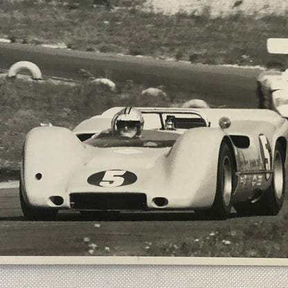 Vintage 1967 Can Am Racing Photo Photograph Denny Hulme McLaren CanAm 