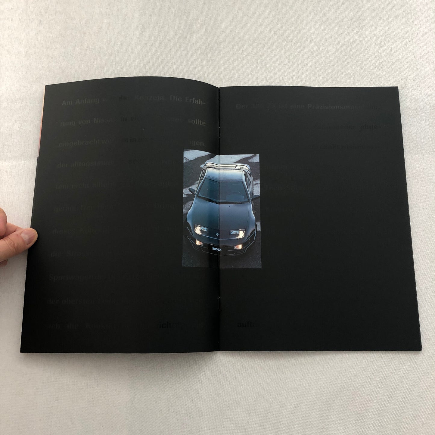 Nissan 300ZX Sports Car Sales Brochure Catalog GERMAN TEXT 300 ZX European