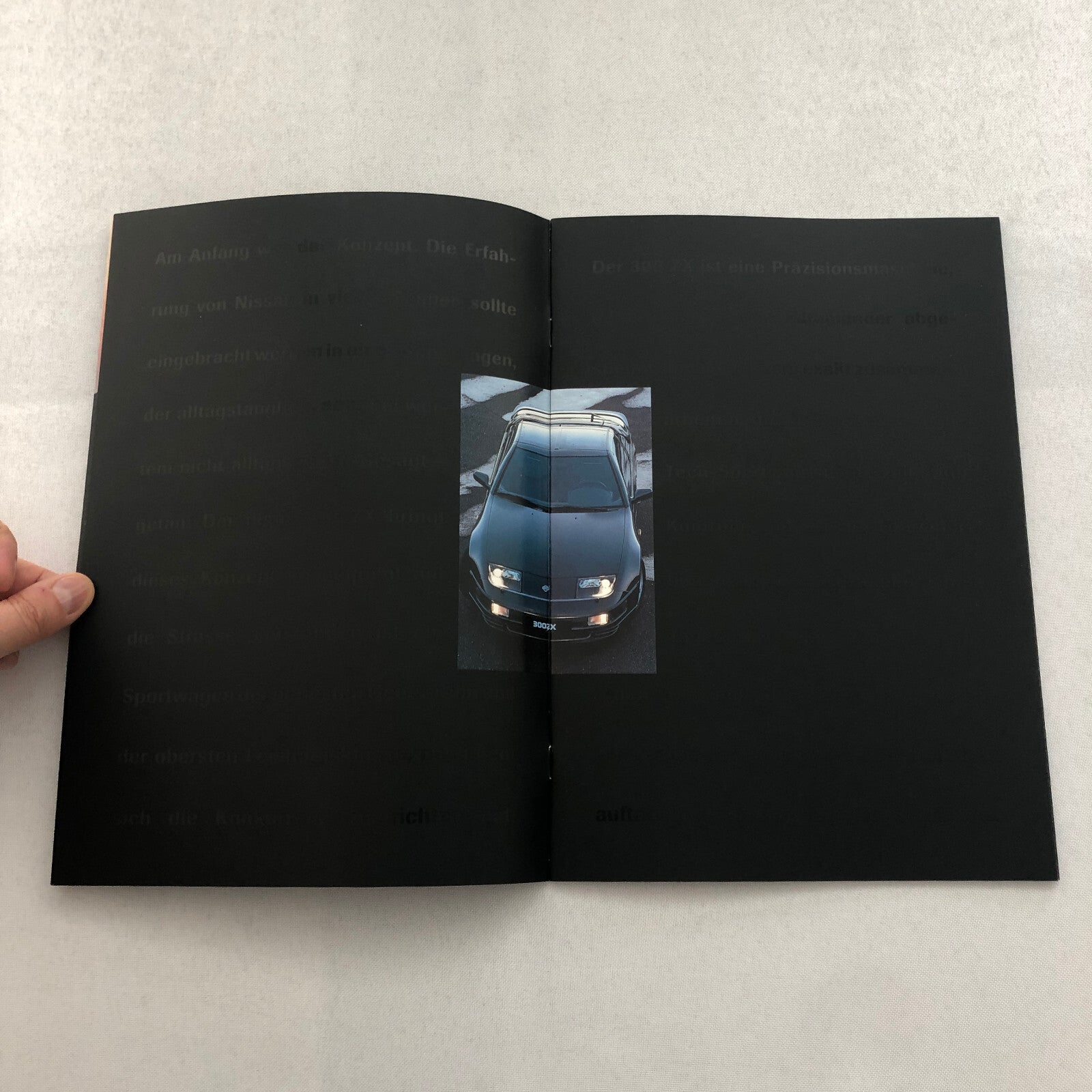 Nissan 300ZX Sports Car Sales Brochure Catalog GERMAN TEXT 300 ZX European