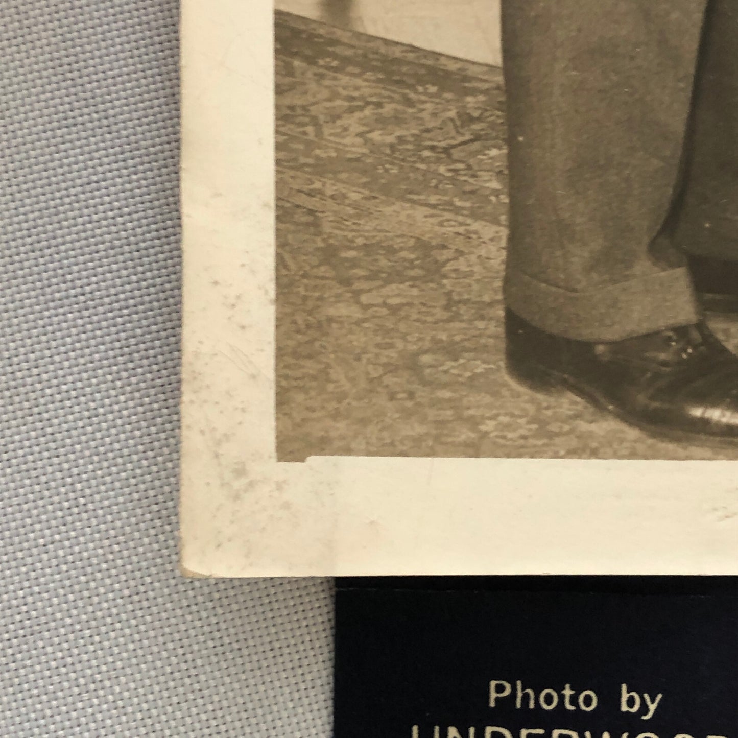Press Photo Photograph Treasury Secretary with Assistant 1932 Underwood Photo