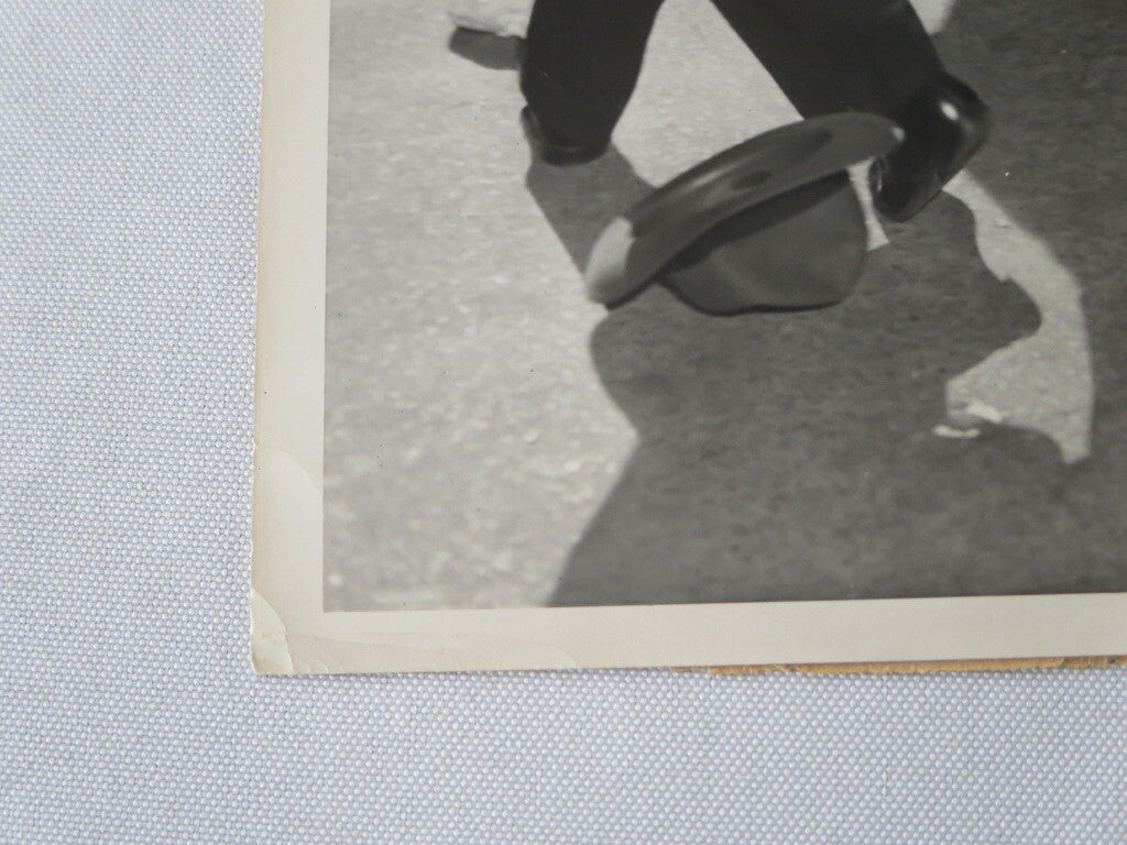 1948 Press Photo Photograph Police Beat Protesters New York Stock Exchange