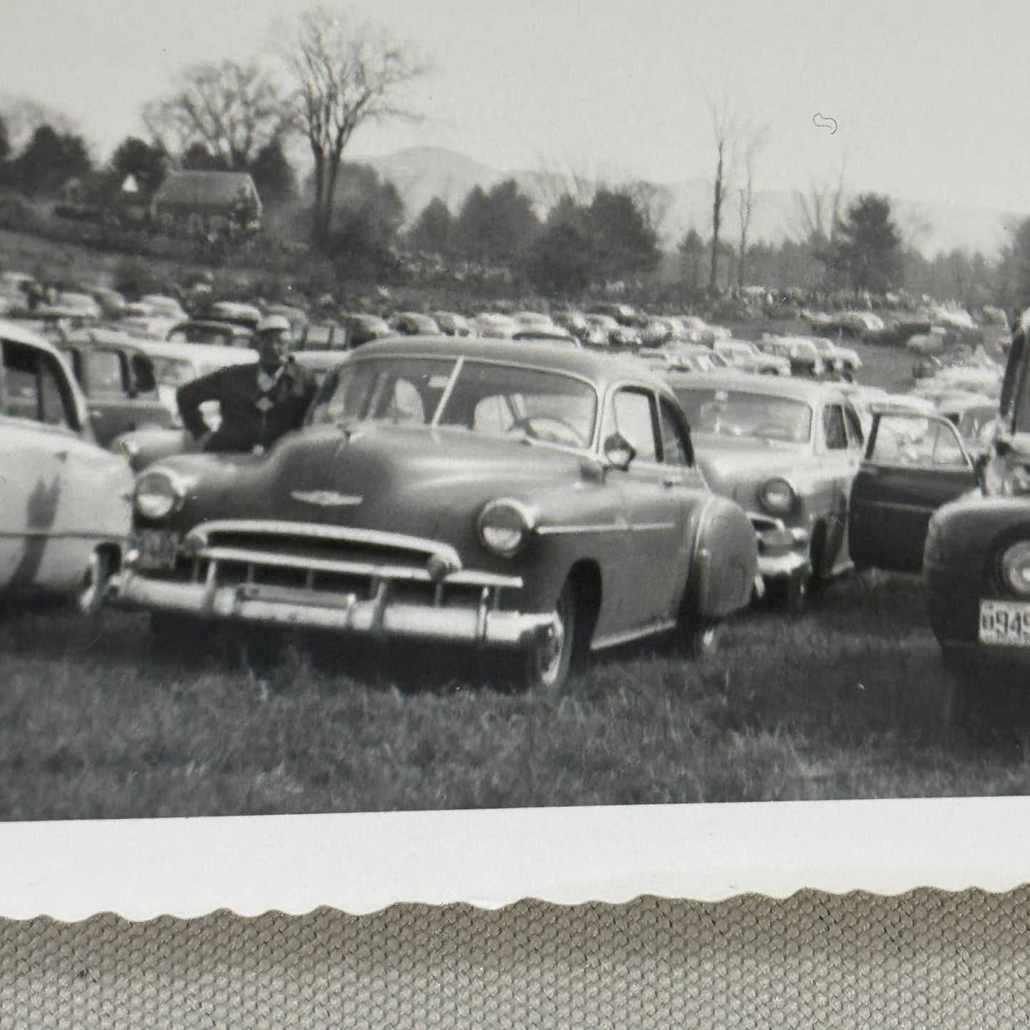 Vintage Car Automobile Photo Photograph Print Pickup Truck Ford Chevrolet