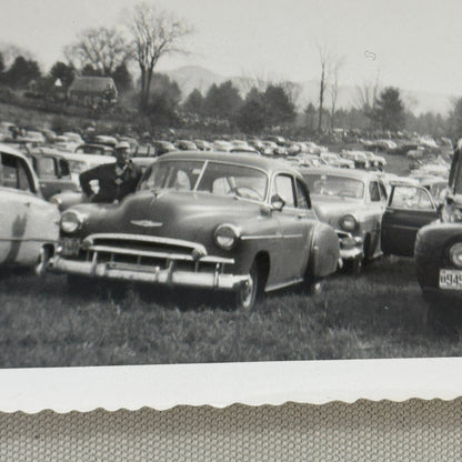 Vintage Car Automobile Photo Photograph Print Pickup Truck Ford Chevrolet