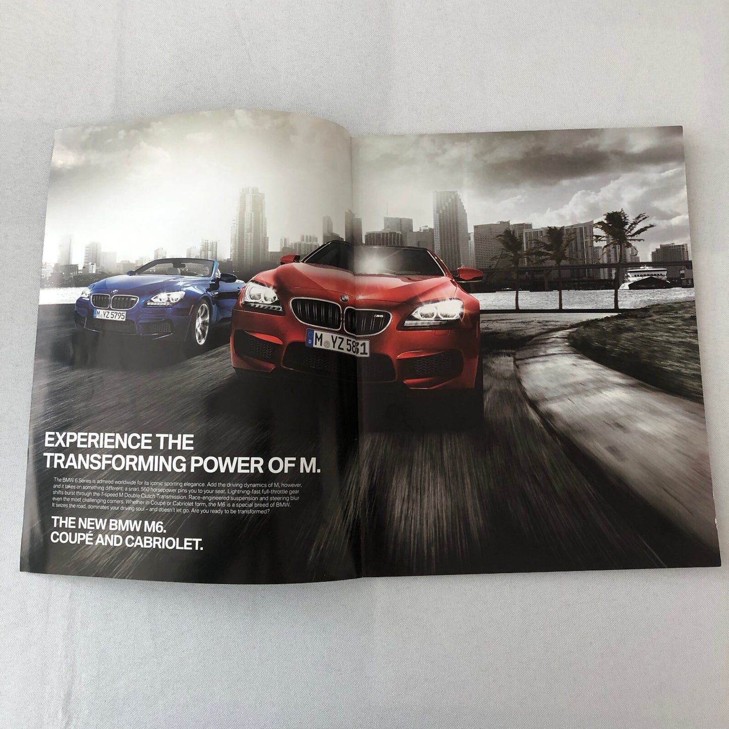 BMW M6 Coupe and Cabriolet Convertible Sales Brochure Catalog BMW M