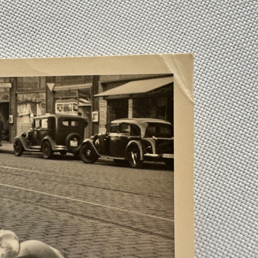 Vintage Auto Union Audi Car Automobile Photo Photograph Print Stuttgart Germany