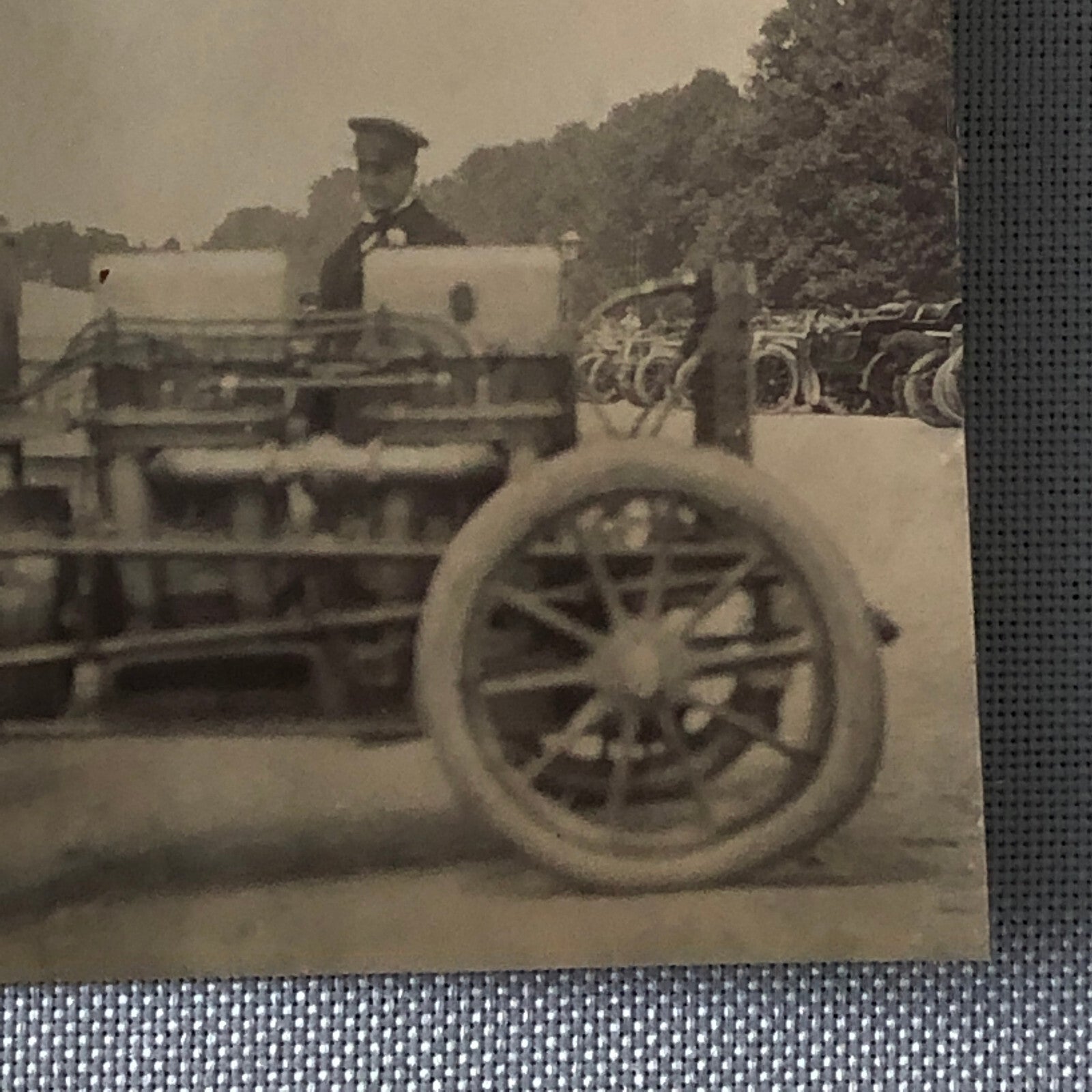 Vintage Racing Photo Photograph Print - Tag AL22E2