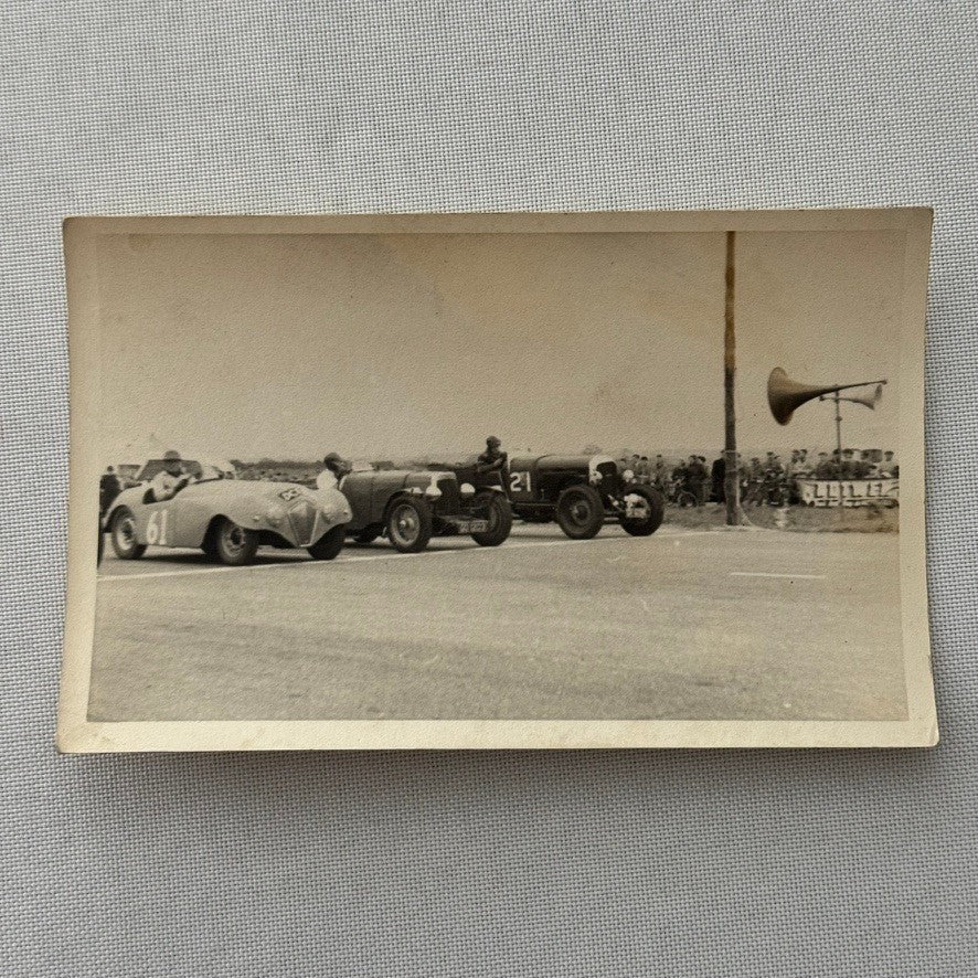 Vintage Racing Photo Photograph Print Motorsport Race Unidentified