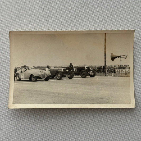 Vintage Racing Photo Photograph Print Motorsport Race Unidentified